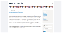 Desktop Screenshot of keratokonus.de