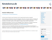 Tablet Screenshot of keratokonus.de