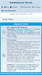 Mobile Screenshot of forum.keratokonus.de